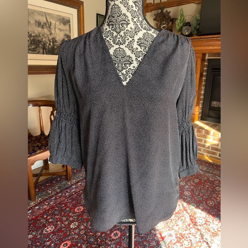 Rebecca Taylor Polk-a-Dot Blouse